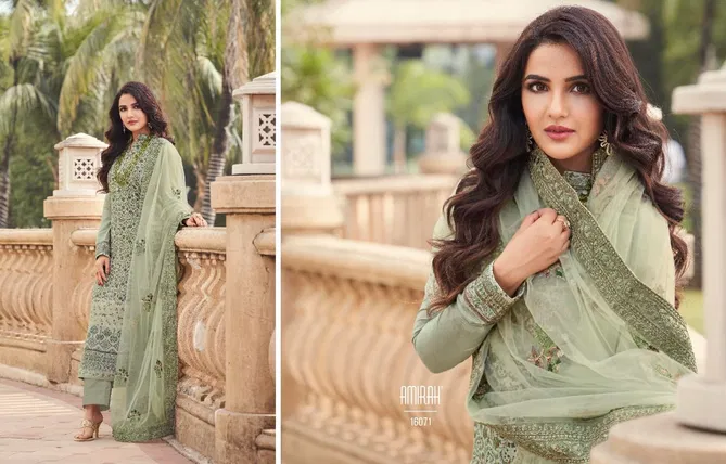 Amirah Handaloom 2 Heavy Festive Wear Wholesale Readymade Suits